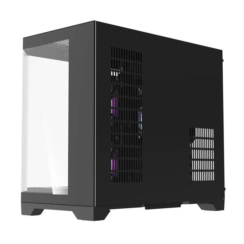 Darflash FT418 arvutikarp + 6 aRGB ventilaatorit (must) universaalne