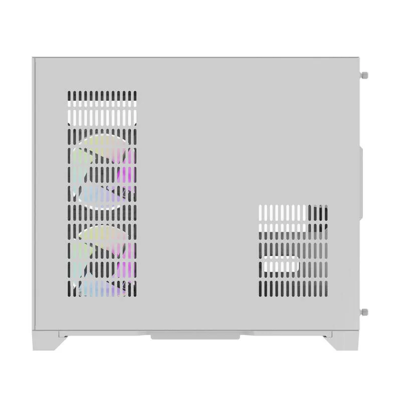 Darflash FT418 arvutikarp + 6 aRGB ventilaatorit (valge) universaalne