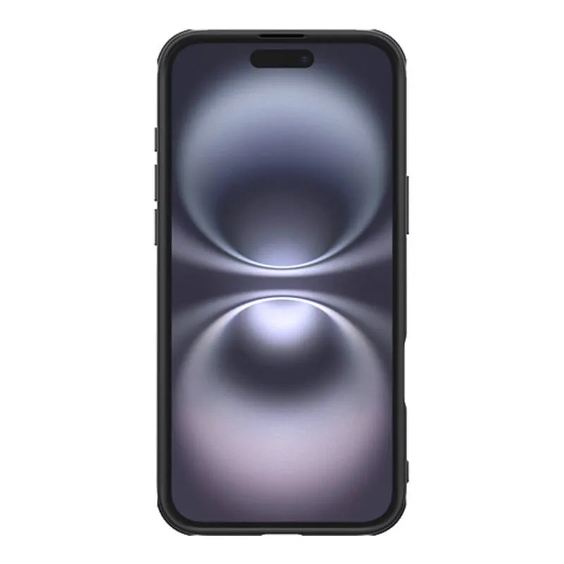 Nillkin Super Frosted Shield Pro Magnetiline iPhone 16 Plus ümbris (must) universaalne