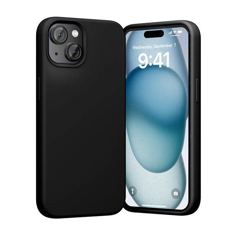 Vention KUFB0-20 Silikoonümbris iPhone 15 Plus (must) universaalne