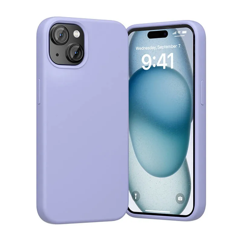 Vention KUFV0-20 Silikoonümbris iPhone 15 Plus (lilla) universaal
