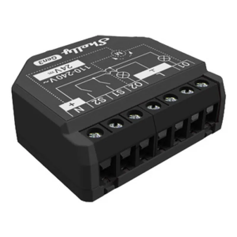 Shelly 2PM Gen3 2-kanaliline juhtimisseade, WiFi/Bluetooth (energiamõõtmine) universaalne