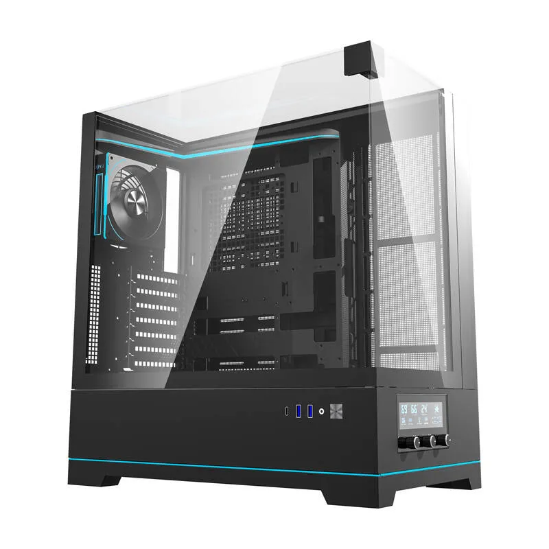 Darkflash DY450 PRO arvutikarp (must) + 1 universaalne ventilaator