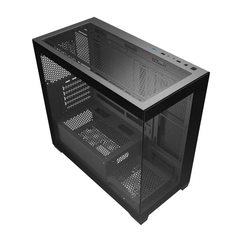 Darkflash C218M arvutikast + 6 ARGB ventilaatorit (must) universaalne