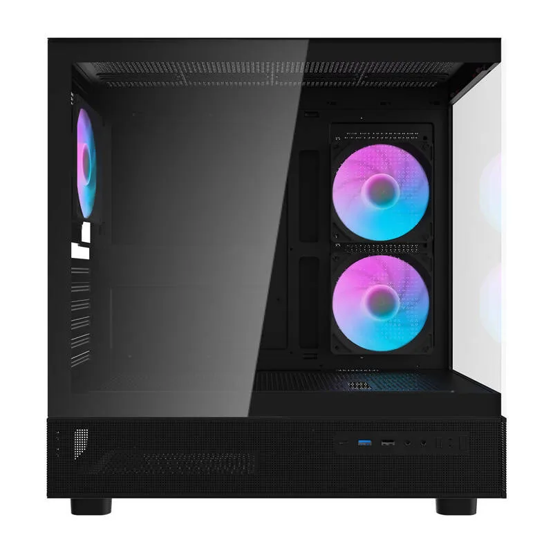 Darkflash DPX90 arvutikarp (must) + 3 ventilaatorit universaalsed