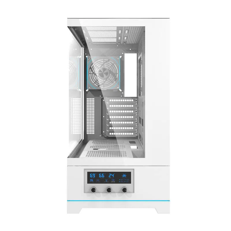 Darkflash DY451 PRO arvutikast (valge) + 1 universaalne ventilaator