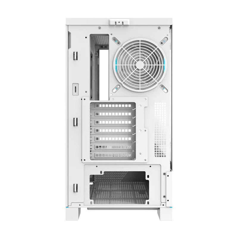 Darkflash DY451 PRO arvutikast (valge) + 1 universaalne ventilaator