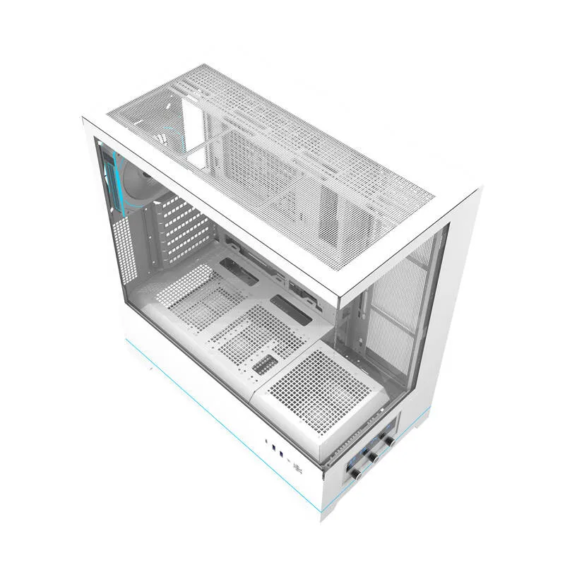 Darkflash DY451 PRO arvutikast (valge) + 1 universaalne ventilaator