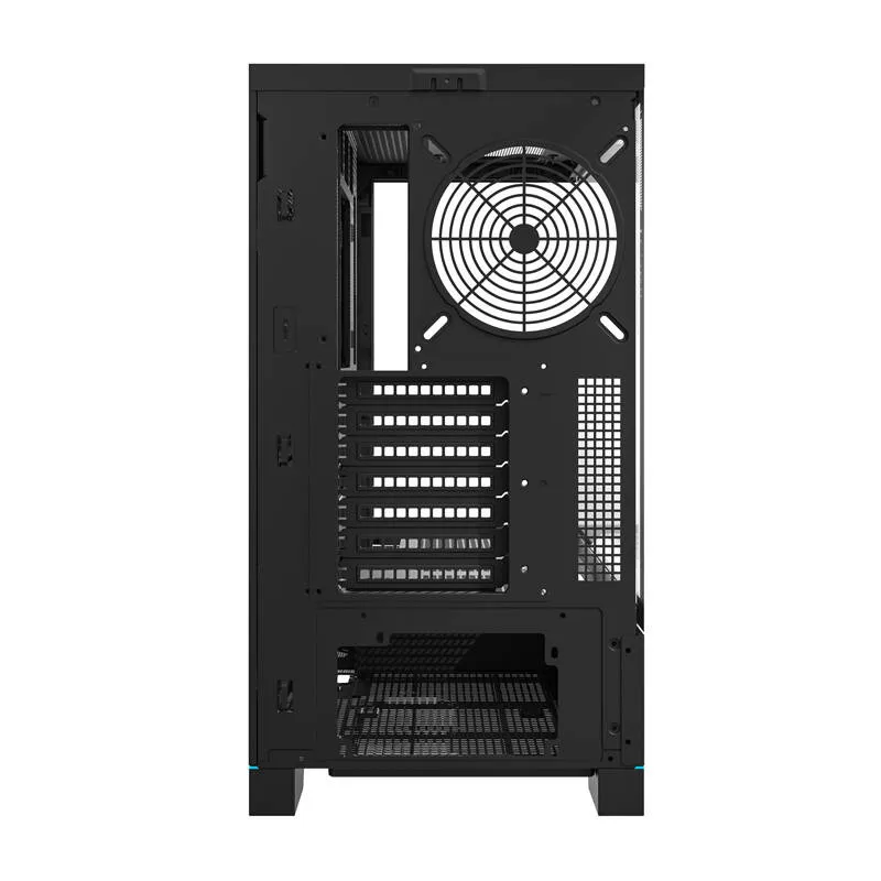 Darkflash DY451 arvutikarp ilma ventilaatoriteta (must) universaalne