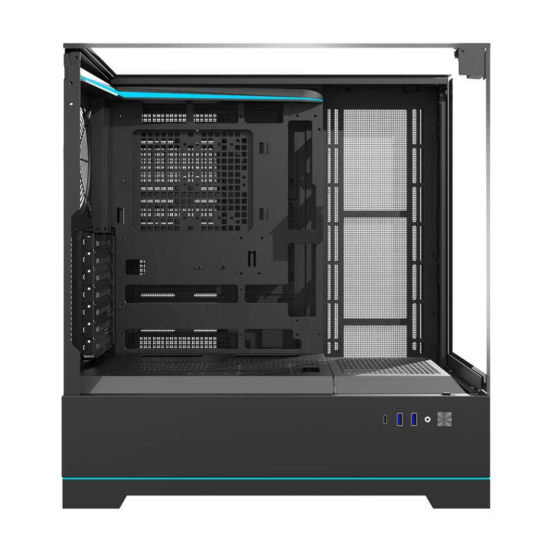 Darkflash DY450 arvutikarp ilma ventilaatoriteta (must) universaalne