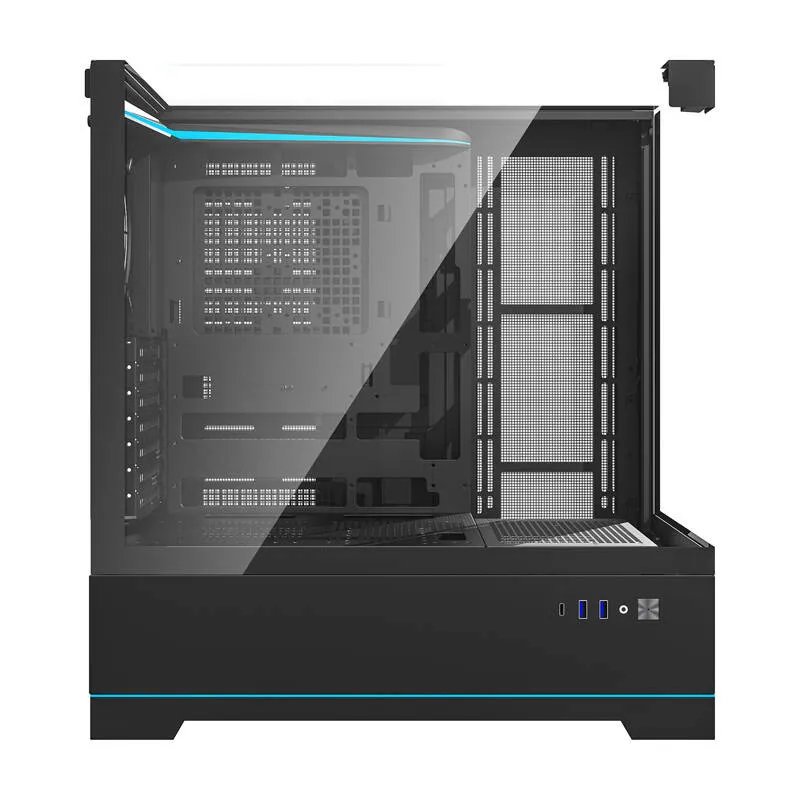 Darkflash DY450 arvutikarp ilma ventilaatoriteta (must) universaalne