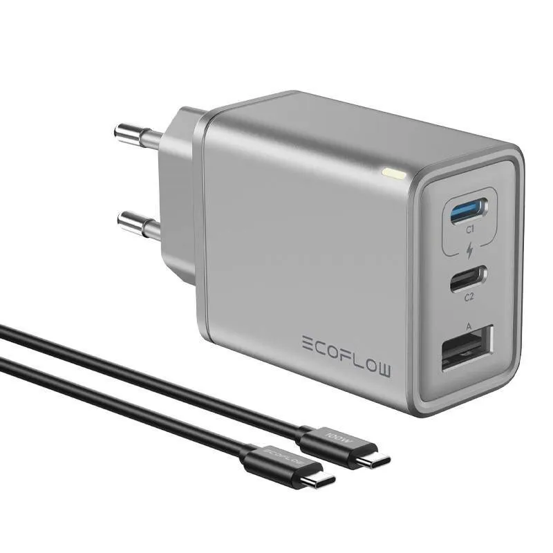 EcoFlow RAPID 65W GaN Laadija universaalne