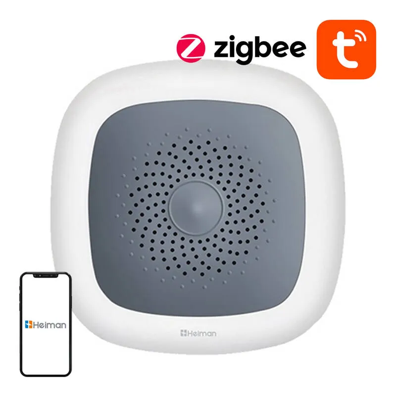 Zigbee Heiman HS1HT Tuya nutika temperatuuri ja niiskuse sensor universaalne
