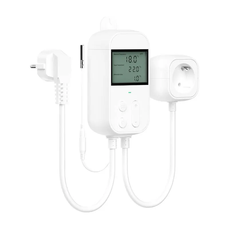 Socket termostaadi temperatuuri regulaator Meross MTS960HK (HomeKit) universaalne