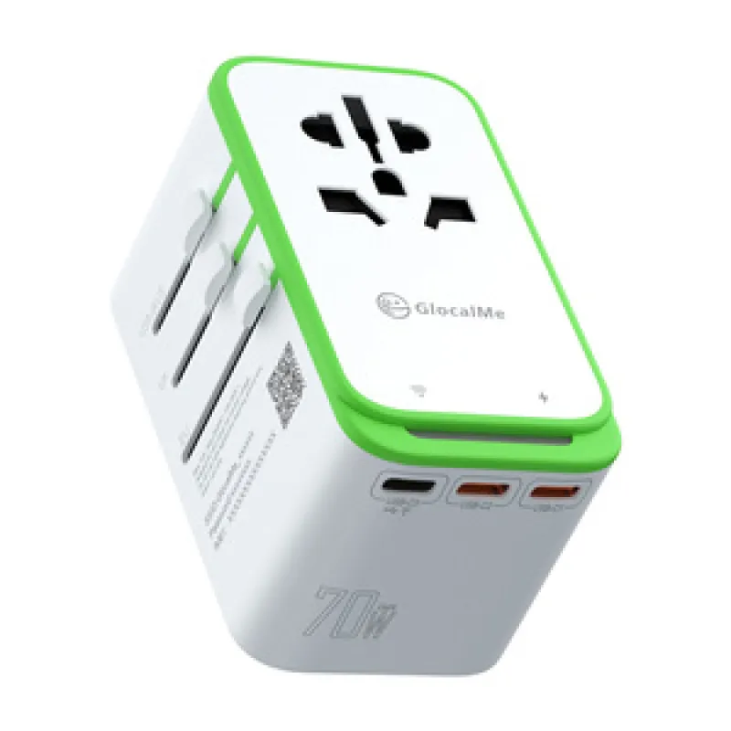 Adapter Roamplug koos 4G/LTE Wi-Fi hotspotiga, GlocalMe Cloud SIM universaalne