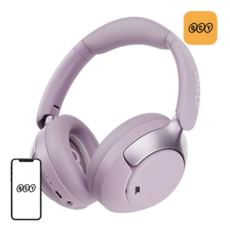 QCY H3 Pro ANC juhtmevabad kõrvaklapid (lilla) universaalsed