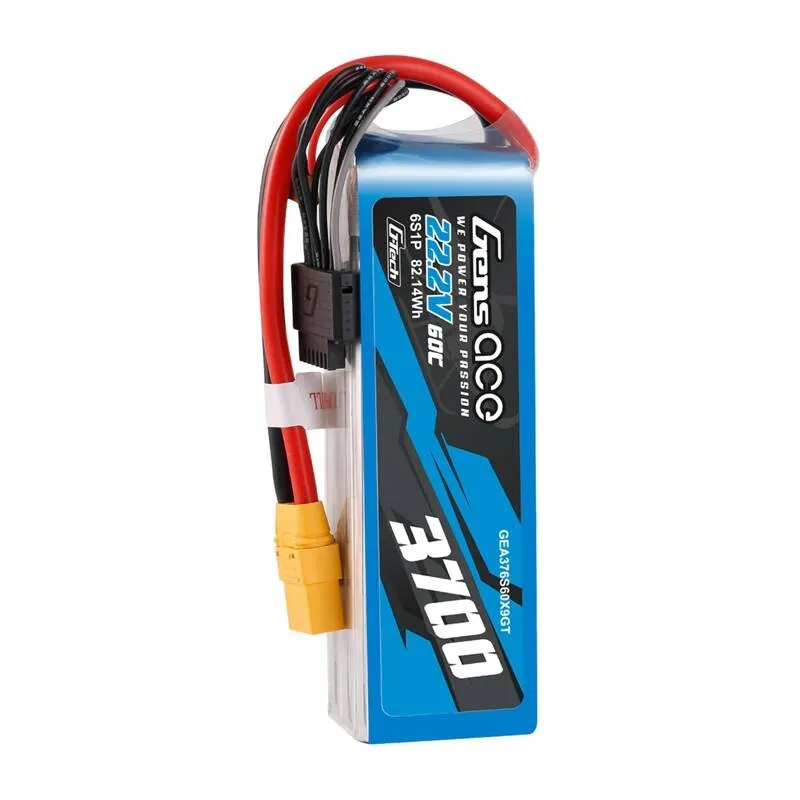 Aku Gens Ace G-Tech 3700mAh 22.2V 60C 6S1P XT90 universaalne