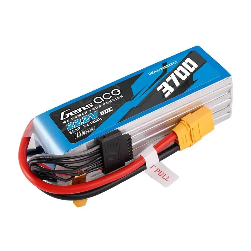 Aku Gens Ace G-Tech 3700mAh 22.2V 60C 6S1P XT90 universaalne