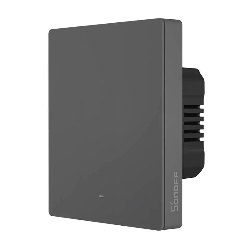 Smart WiFi seinakontroller SONOFF M5-1C-80 (1-kanal, raamile, grafiit) universaal