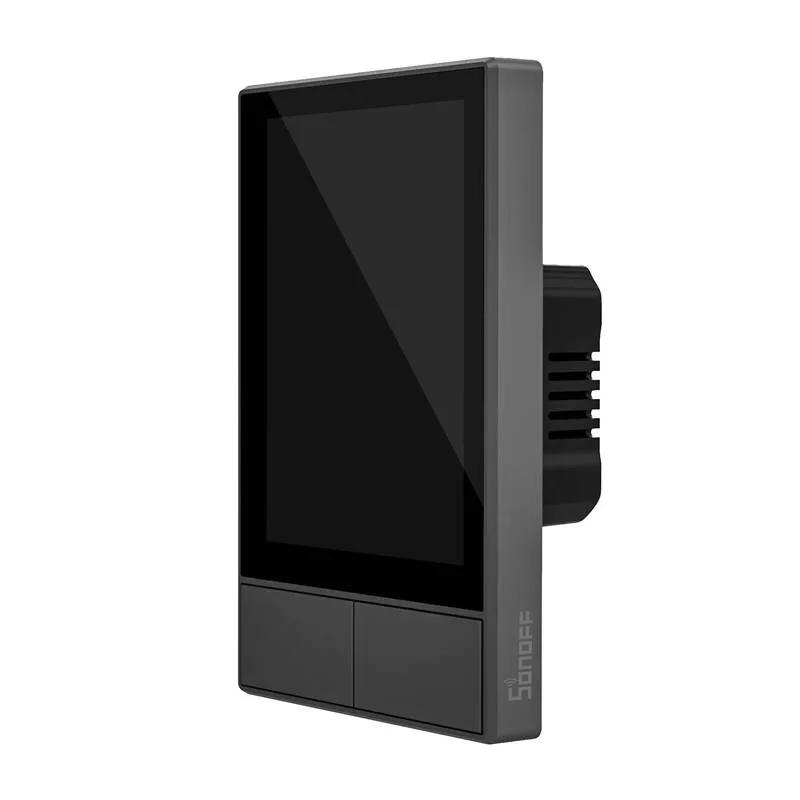 Smart WiFi juhtpaneel SONOFF NSPanel (must, 120mm) universaalne