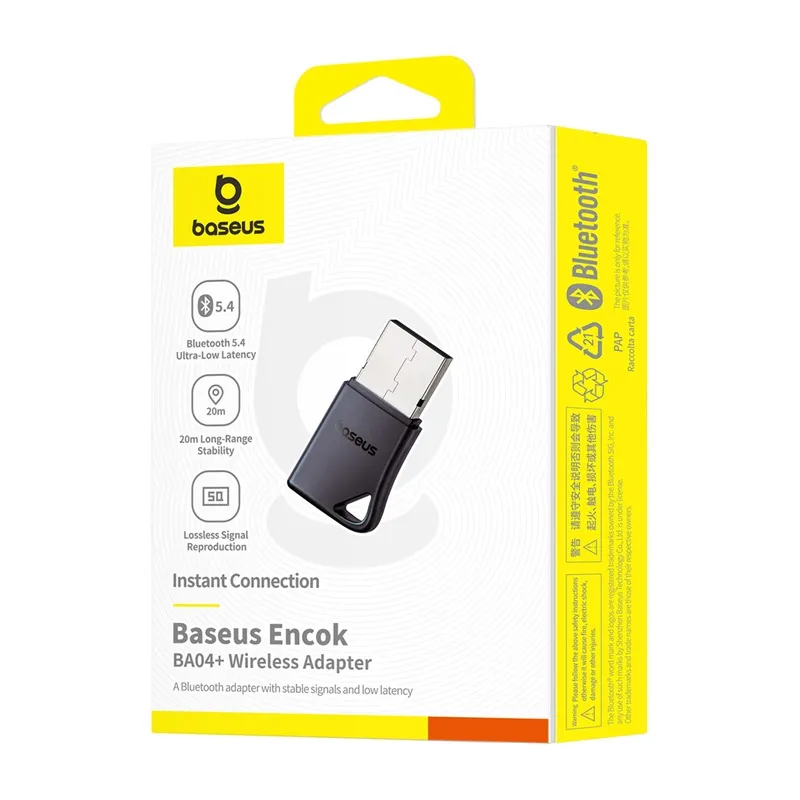 Baseus Encok BA04+ USB Bluetooth 5.4 universaalne adapter
