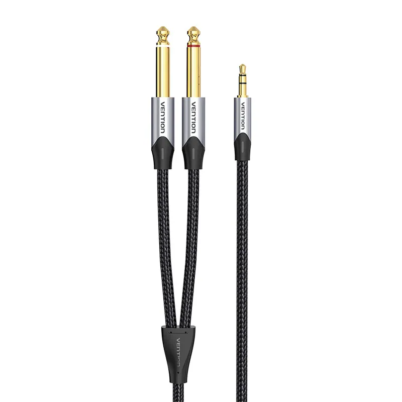 Audio kaabel mini jack 3,5 mm kuni 2x jack 6,35 mm meessoost Vention BARHK 8m universaalne