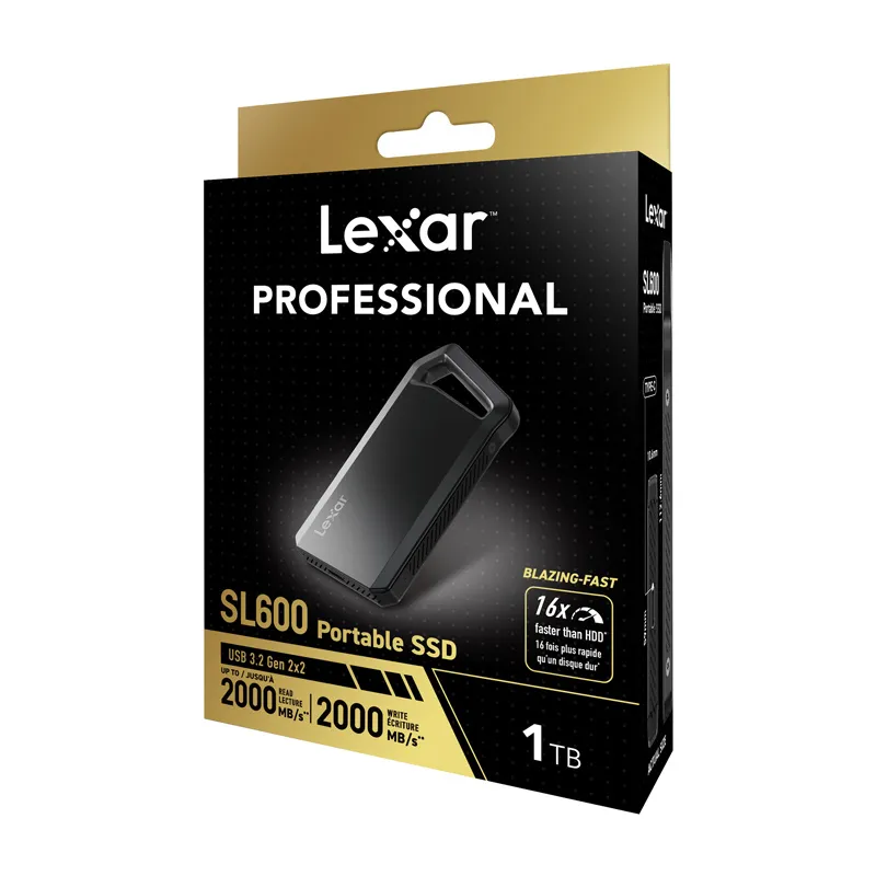 Lexar SL600 1TB Kannettava SSD-levy, universaali