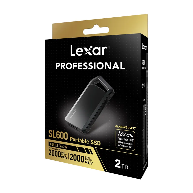 Lexar SL600 2TB Kerge ja universaalne kaasaskantav SSD kõvaketas