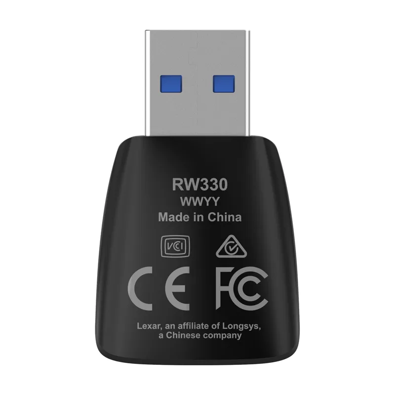 Lexar RW330U USB 3.2 micro SD, UHS-I mälukaartide lugeja universaalne