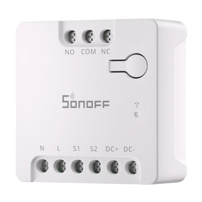 SONOFF MINI-D Nutikas WiFi Matter Lüliti (AC/DC 12-48V, kuivkontakt) universaalne