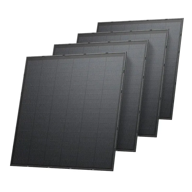 2x EcoFlow 250W päikesepaneeli komplekt, kõva disain, universaalne