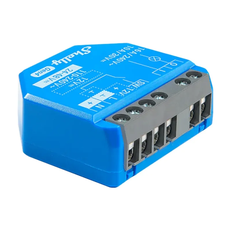 Shelly 1 Gen4 Kontroller Zigbee/Matter universaal