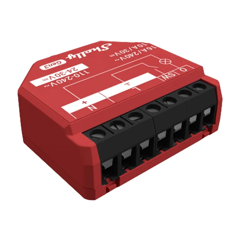 Shelly 1PM Gen3 Komplekt 4 juhtimisseadet WiFi/Bluetooth universaalne