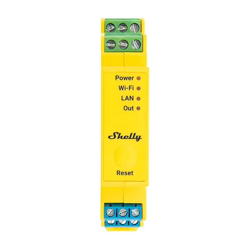 Shelly RGBWW Pro WiFi 5-kanaliline DIN-raili valgustusjuhtimispult universaalne
