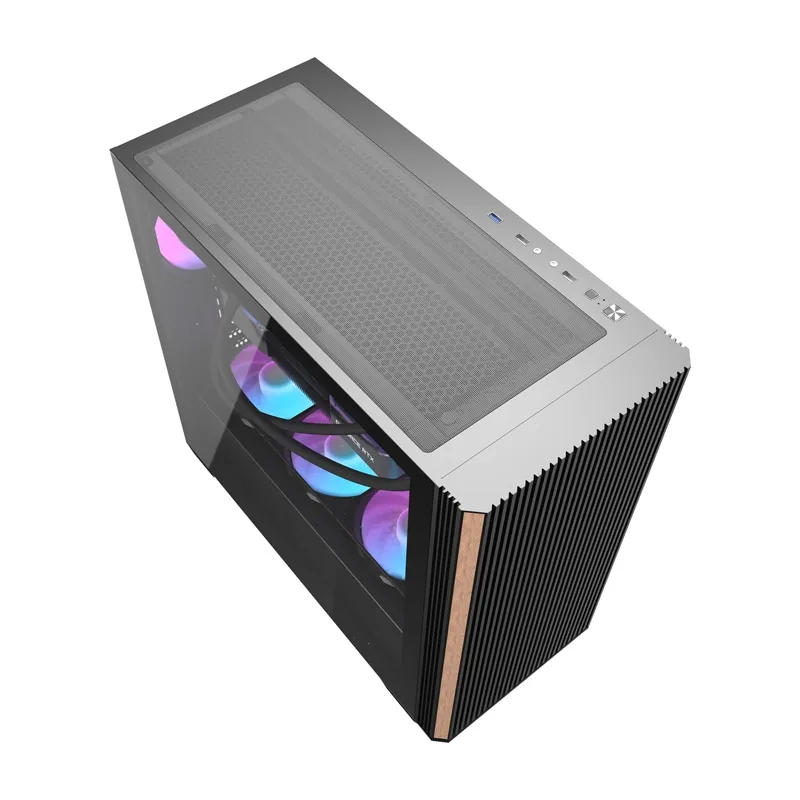 Darkflash DS900WS arvutikarp (must) + 4 ventilaatorit universaalsed