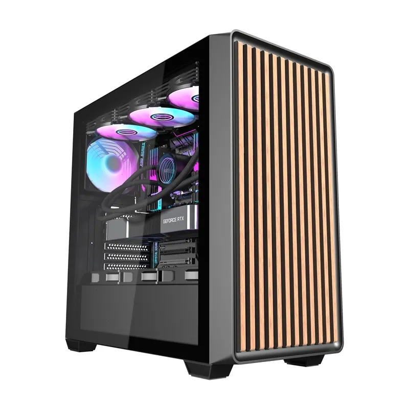 Darkflash DS900WD arvutikarp (must) + 4 ventilaatorit universaalsed