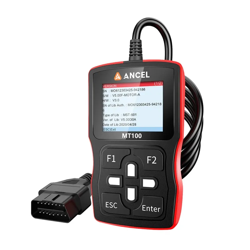 Ancel MT100 mootorratta diagnostikaskanner universaalne
