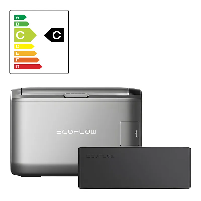 Setti: EcoFlow Glacier 45L Kannettava Jääkaappi + 298Wh Akku. universaali