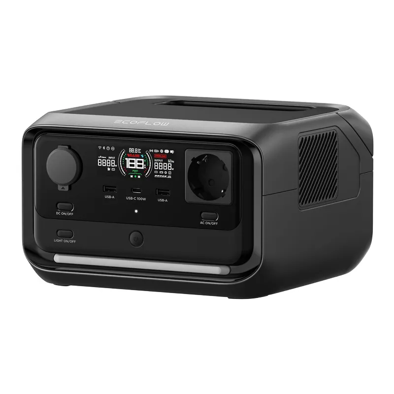 Set: EcoFlow River 3 Plus akupatareiaam ja 220W päikesepaneel. universaalne