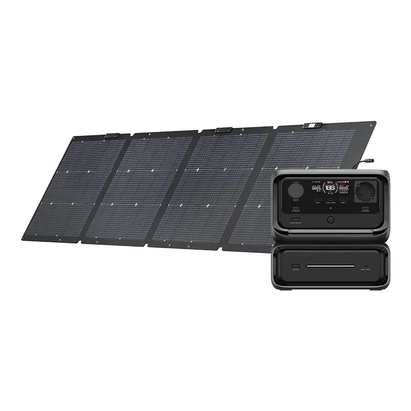 EcoFlow River 3 Max akupatareia + 220W päikesepaneel komplekt. universaalne