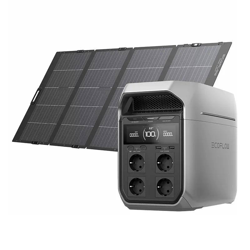 Set: EcoFlow Delta 3 Plus akupank + 400W päikesepaneel. universaalne