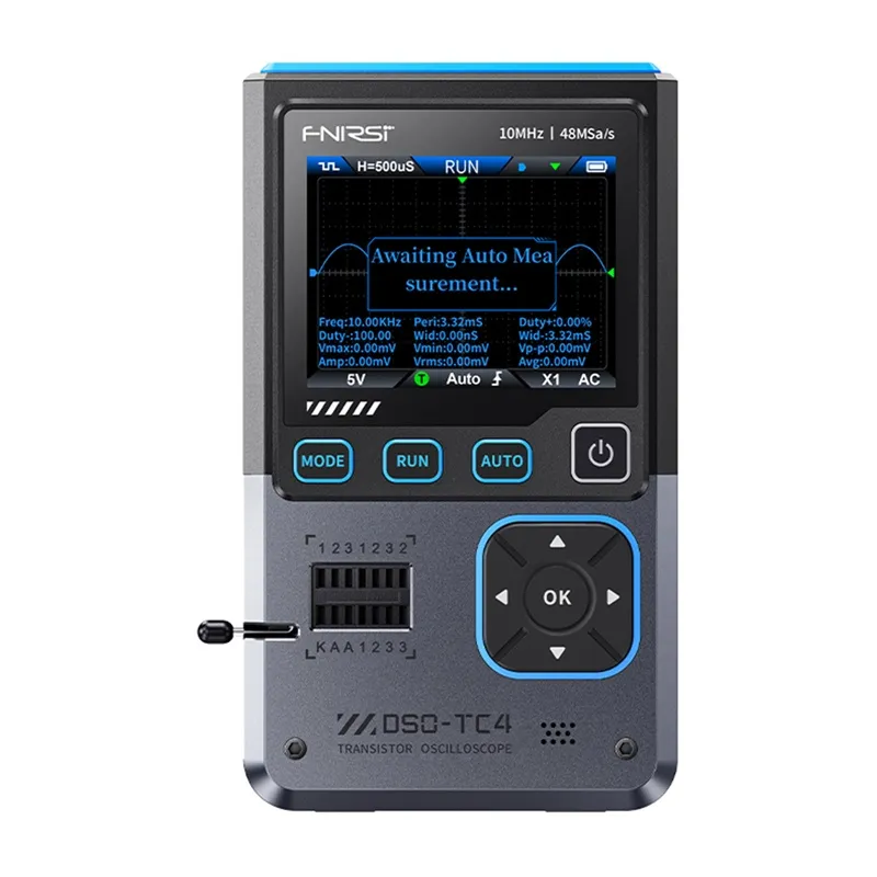 Kaasaskantav 3-in-1 mini osciloskoop FNIRSI DSO-TC4 universaalne