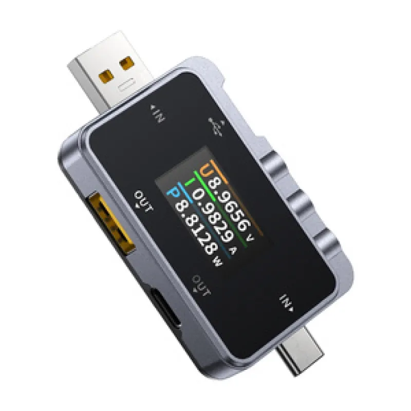 Tester USB 2w1 FNIRSI FNAC-28 USB-C ja USB-A universaalne
