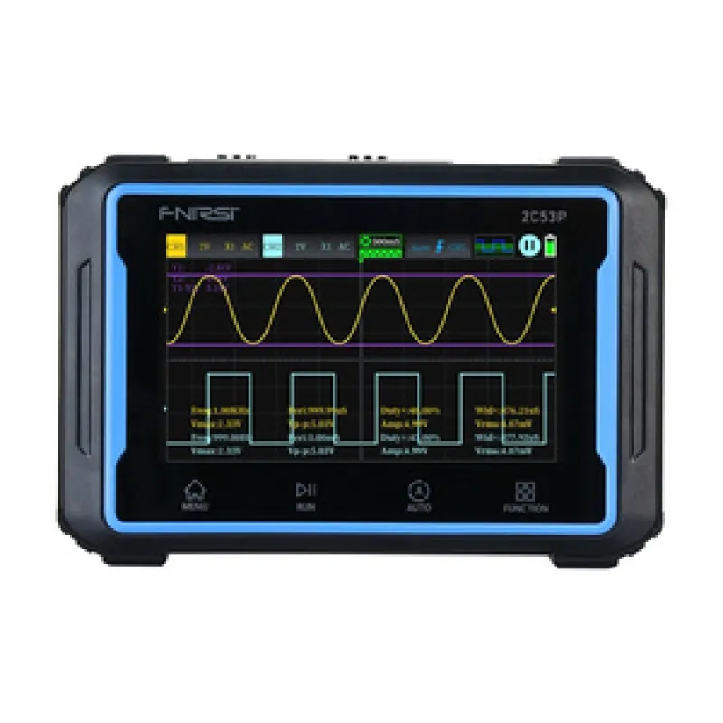 Kohver 3-in-1 FNIRSI 2C53P 4,3" puutetundlik osciloskoop universaal