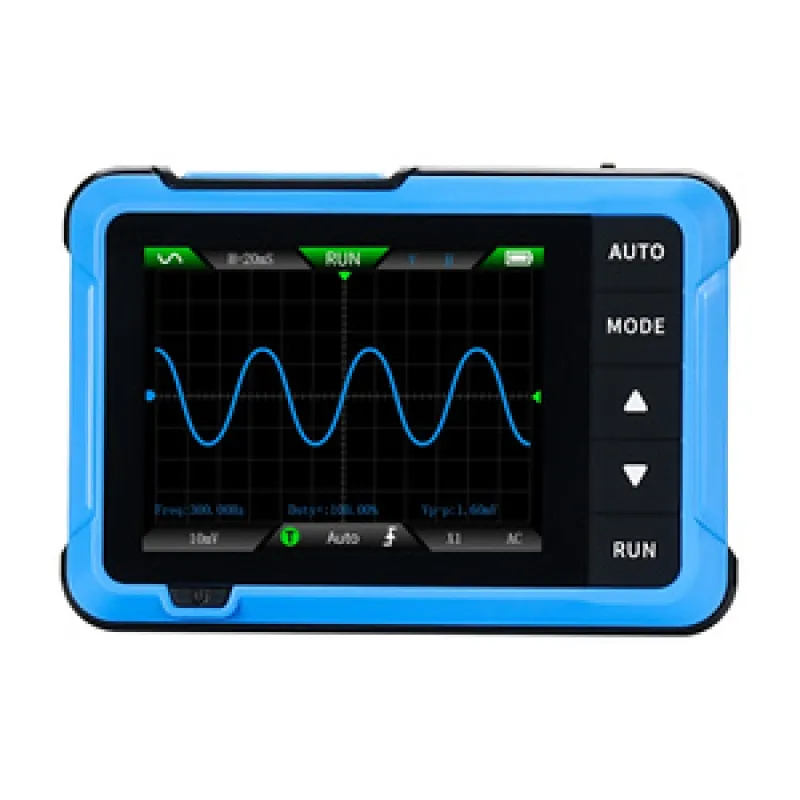 Kaasaskantav 2-in-1 mini osciloskoop FNIRSI DSO510 signaaligeneraator universaal