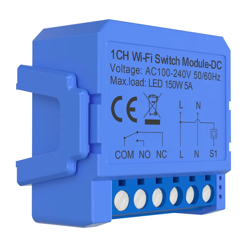 1-kanaliline WiFi lülituse moodul ilma pingega kontaktiga Avatto WSM16-DC32V-1 universaalne