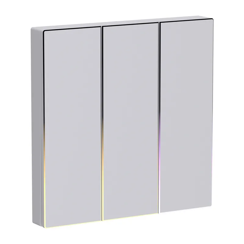 Touch ZigBee valguswitch Avatto TS60-EU-W3 Triple TUYA (valge). universaalne