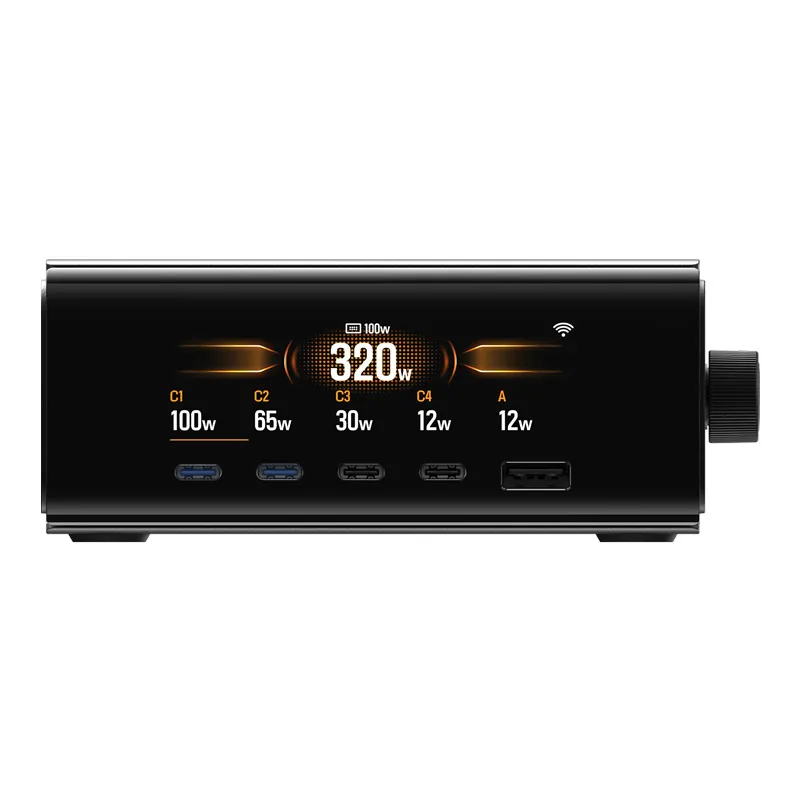 EcoFlow RAPID Pro 320W dokkimisjaam, 4xUSB-C, 1xUSB-A, GaN universaal
