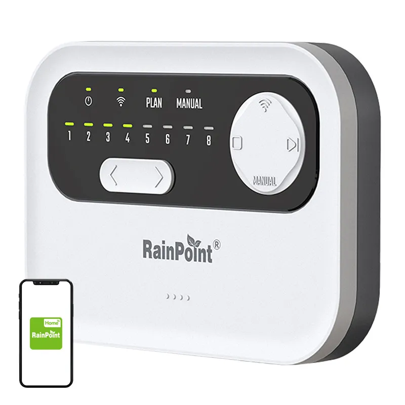 RainPoint WiFi 8-zoniline sprinklerjuhtimispult universaalne
