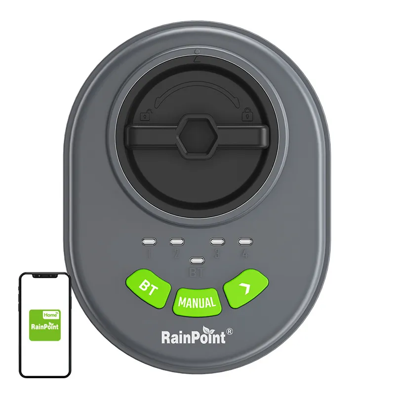 RainPoint 4-tsooniline sprinklerjuhtimispult rakendusega, Bluetooth universaalne